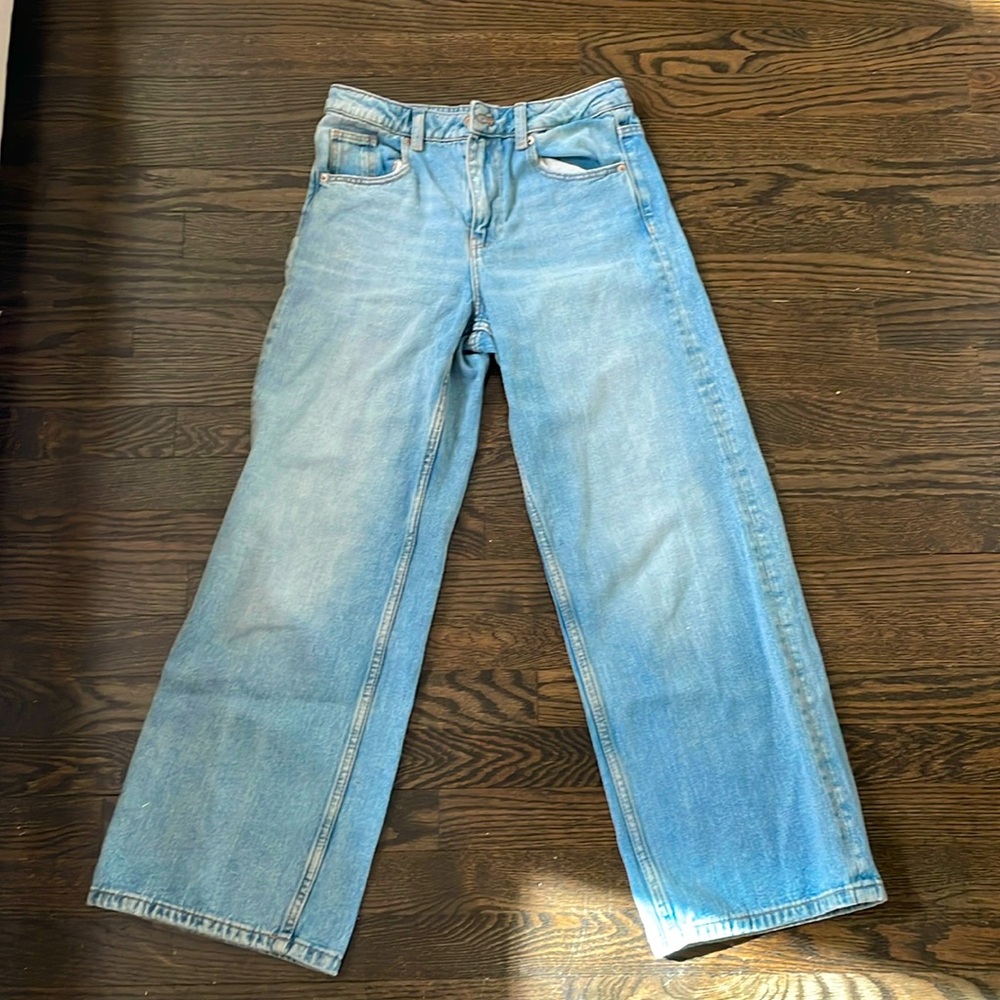 Zara girl’s jeans size 13 to 14 wide leg